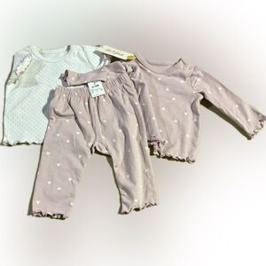 Cat & Jack Newborn 3-piece Outfit NWT